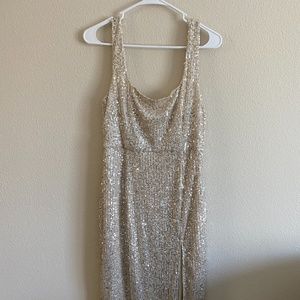 Sequin Mid Length Dress